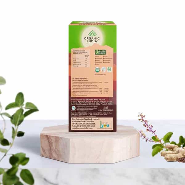 Organic India Tulsi Masala Chai 25 Teabags Box