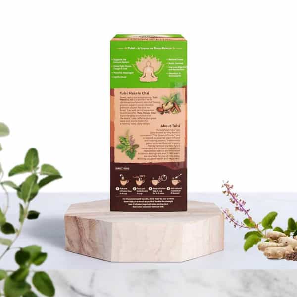 Organic India Tulsi Masala Chai 25 Teabags Box