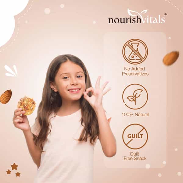 Nourishvitals Dark Chocochip Cookies + Cocount Cookies Crunchy Delights Genius Snack 120G Each