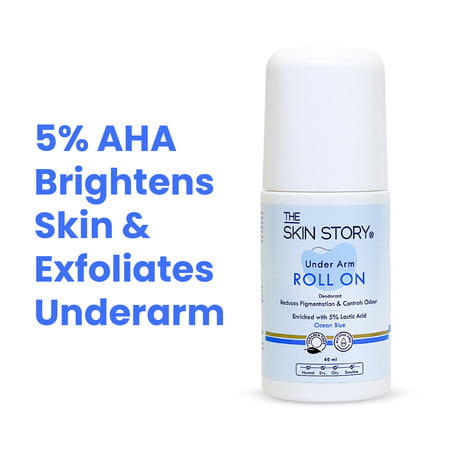 The Skin Story Under Arm Roll On For Odor Control Anti Pigmentation 40 Ml