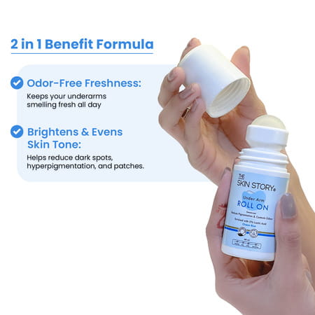 The Skin Story Under Arm Roll On For Odor Control Anti Pigmentation 40 Ml