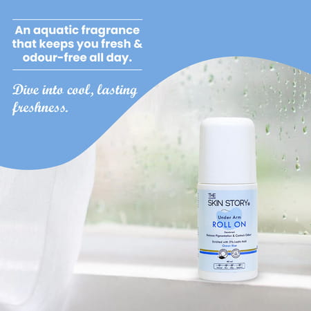 The Skin Story Under Arm Roll On For Odor Control Anti Pigmentation 40 Ml