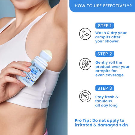 The Skin Story Under Arm Roll On For Odor Control Anti Pigmentation 40 Ml