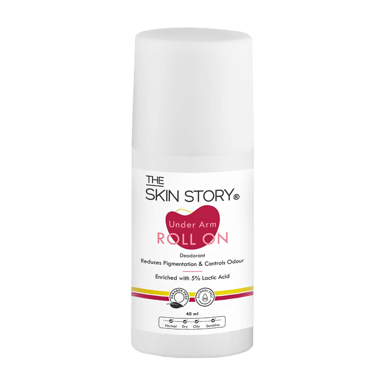 The Skin Story Under Arm Roll On For Odor Control Anti Pigmentation 40 Ml