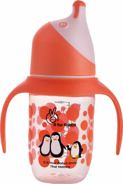 R For Rabbit Penguin Spout Sipper Sippers - Orange