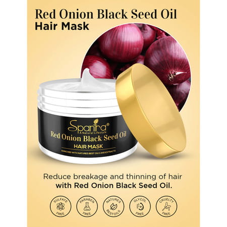 Spantra Red Onion Black Seed Oil Hair Mask 250gm