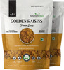 Nourishvitals Golden Raisins Premium Quality 200 G X Pack Of 2