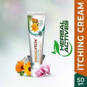 Green Cure Magnoitch Herbal Anti Itching Cream With Microsilver And Calendula - 50gm