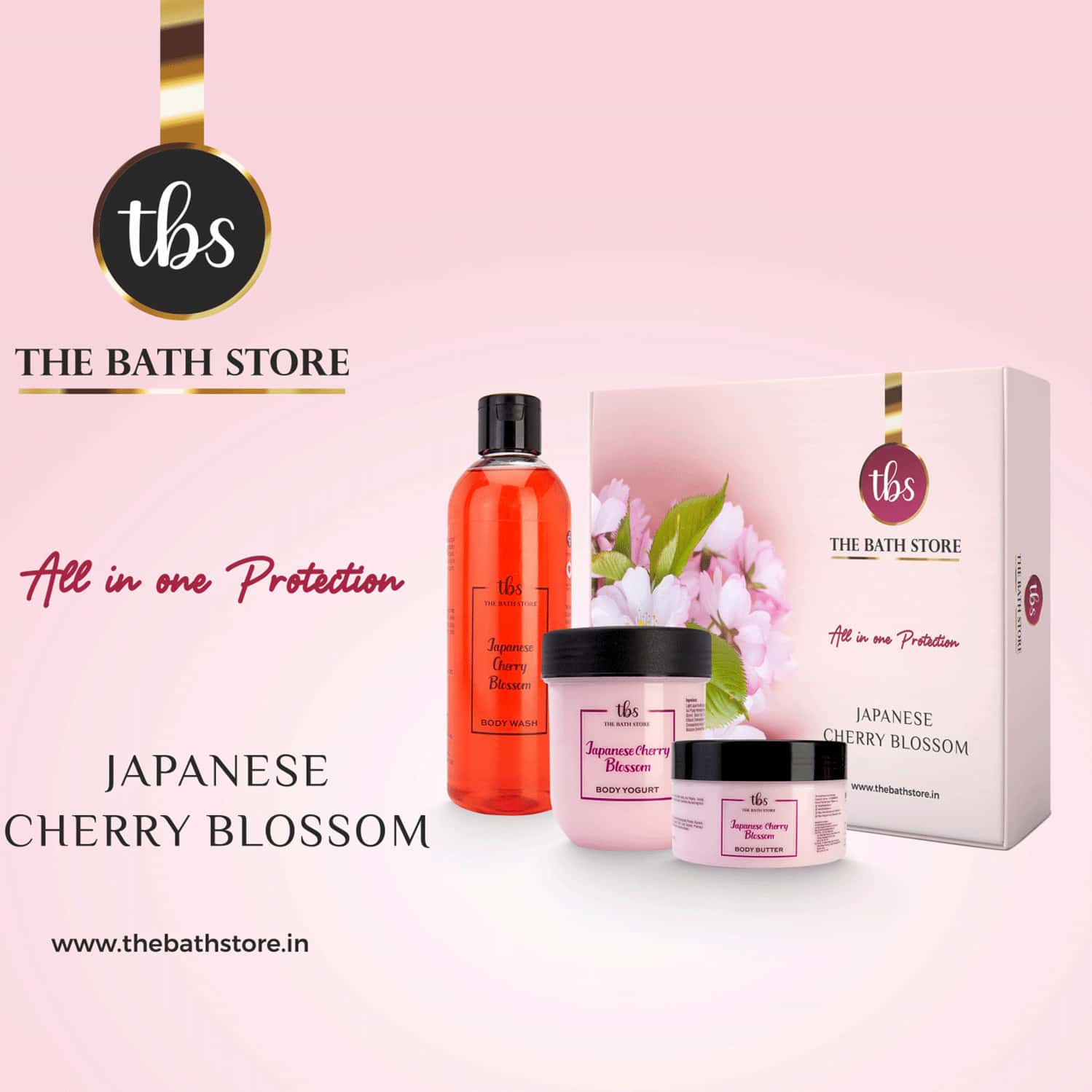 Buy THE BATH STORE JAPANESE CHERRY BLOSSOM COMBO Online & Get Upto 60