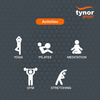Tynor Yoga Mat Eva Purple 8Mm 1 Unit