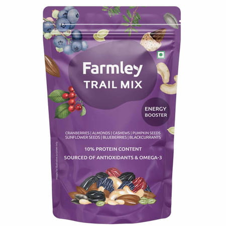 Farmley Trail Mix Dry Fruits Nuts & Seeds 200 G