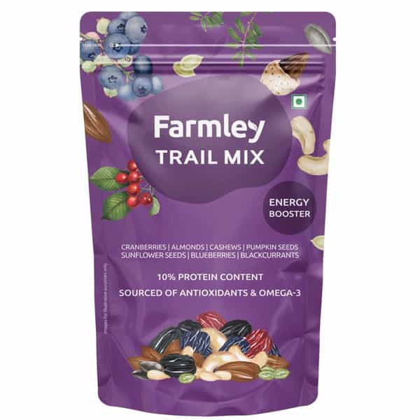 Farmley Trail Mix Dry Fruits Nuts & Seeds 200 G