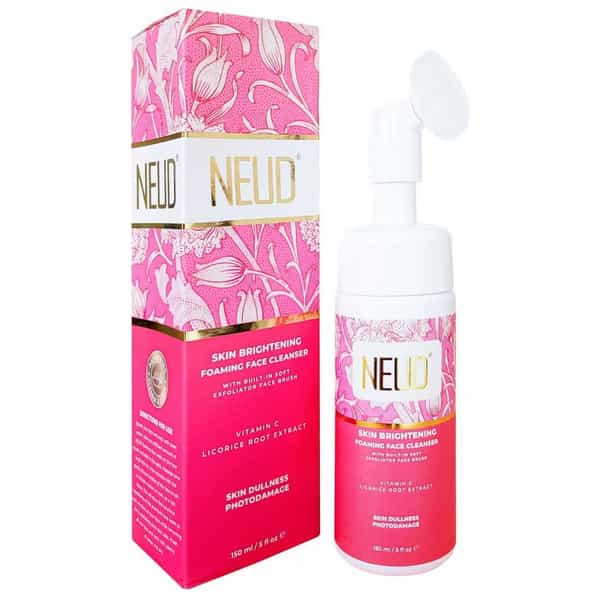Neud Skin Brightening Foaming Face Cleanser With Vitamin C And Licorice 1 Pack (150Ml)