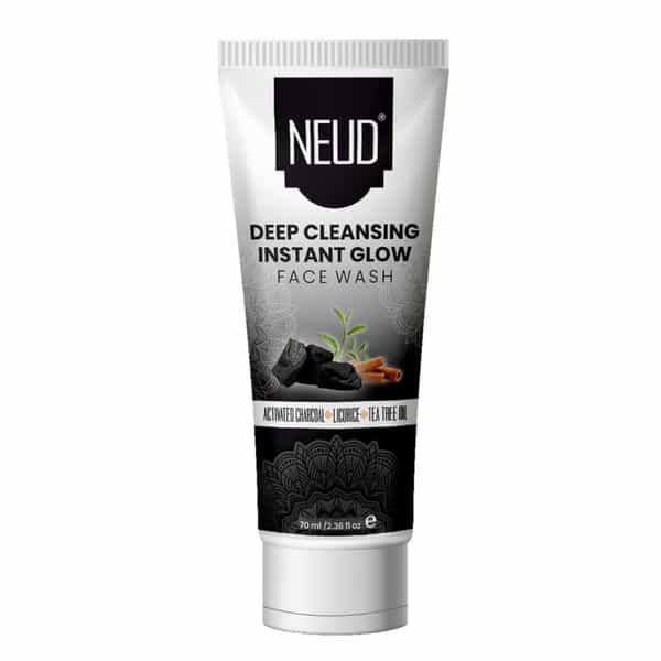Neud Deep Cleansing Instant Glow Face Wash For Men And Women - 70Ml