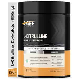 Myfitfuel Citrulline Malate (1500 Mg) 120 Capsules| Amino Acid