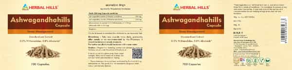 Herbal Hills Ashwagandhahills 700 Capsule - Value Pack