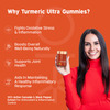 Nutriburst Turmeric Ultra Gummies For Joint Health | Anti-Inflammation (30 Gummies)(Ginger Flavor)