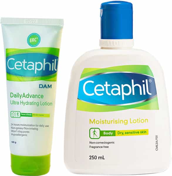 Cetaphil Moisturising Lotion 250Ml And Dam 100Gm | Sensitive Or Dry Skin | Combo