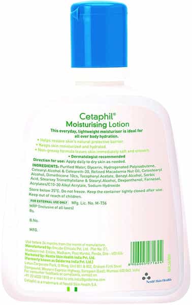 Cetaphil Moisturising Lotion 250Ml And Dam 100Gm | Sensitive Or Dry Skin | Combo