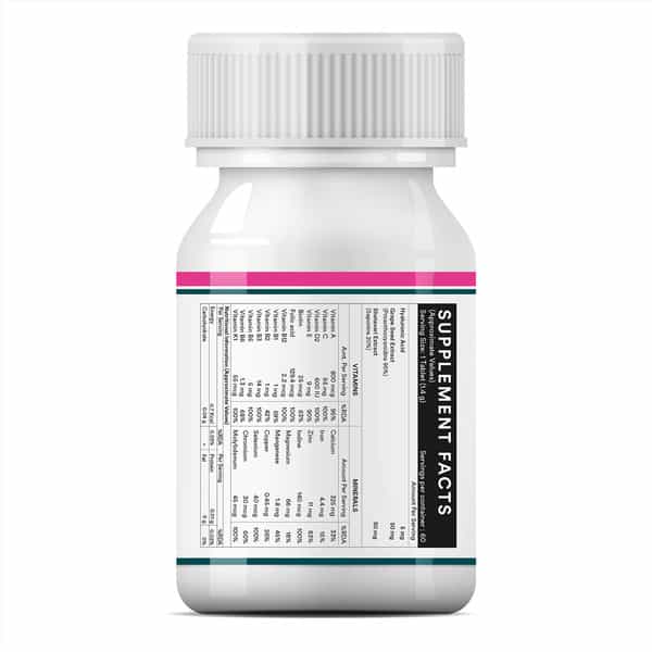 Inlife Women's Multivitamin Tablets | Supports Immunity And Energy Levels | 60 Tablets