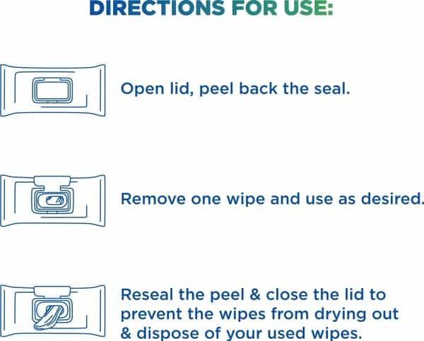 Vize Hand Sanitizing Wipes - 72 Wipes