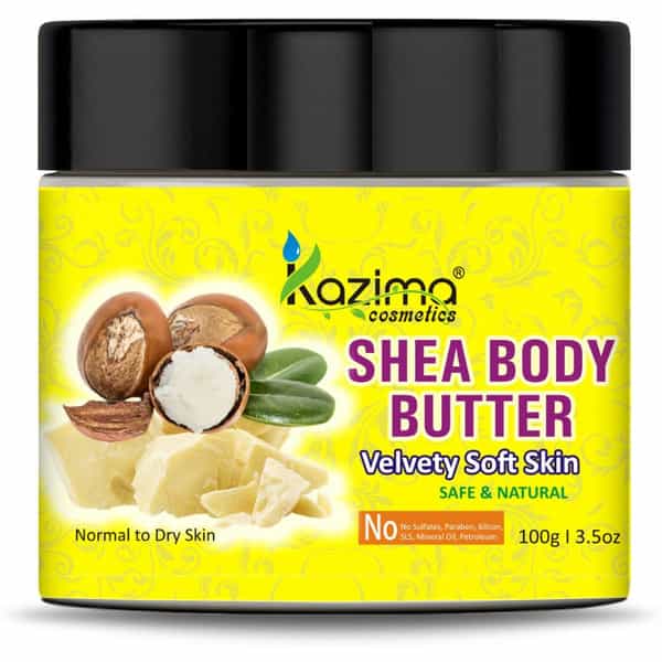 Kazima Shea Body Butter For Deep Moisturizing Dry Skin | No Paraben | No Silicon (100 G)