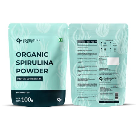 Carbamide Forte 100% Organic Spirulina Powder | Spirulina | Spirulina Powder Organic - 100g