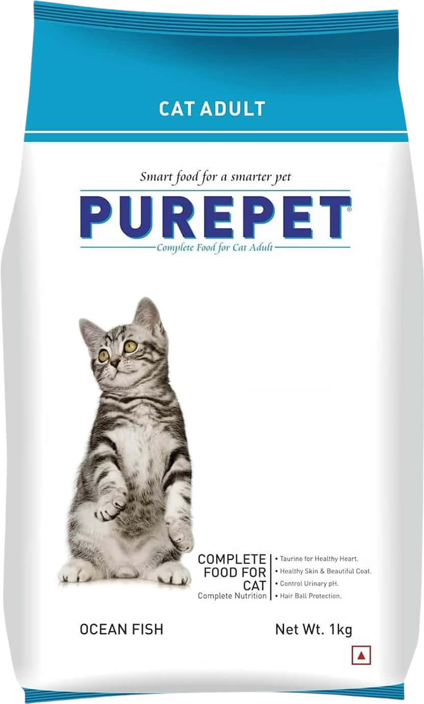 Purepet Ocean Fish Adult Dry Cat Food | 1 Kg