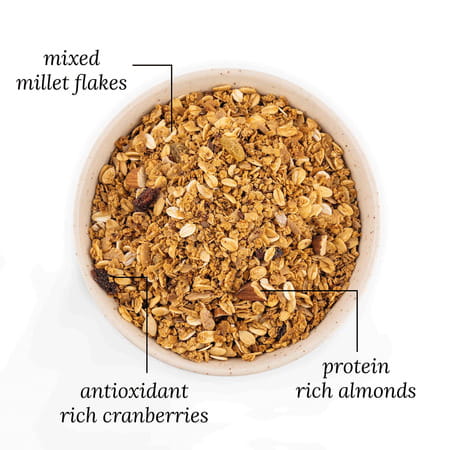 Monsoon Harvest Crunchy Muesli Fruit Nuts And Seeds 200g Pouch