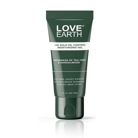 Love Earth 24k Gold Oil Control Moisturizing Gel With Aloe Vera & Sandalwood Extract 50gm