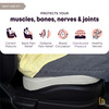 Betterhood Grey Memory Foam Ergonomic Seat Cushion For Car