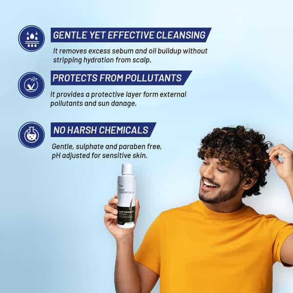 Formen Dht Blocker Anti Hair Fall Shampoo|Enriched With Caffiene Aloe Vera Argon Oil (60 Ml)