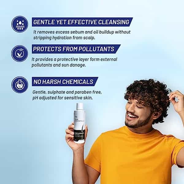 Formen Dht Blocker Anti Hair Fall Shampoo|Enriched With Caffiene Aloe Vera Argon Oil (60 Ml)