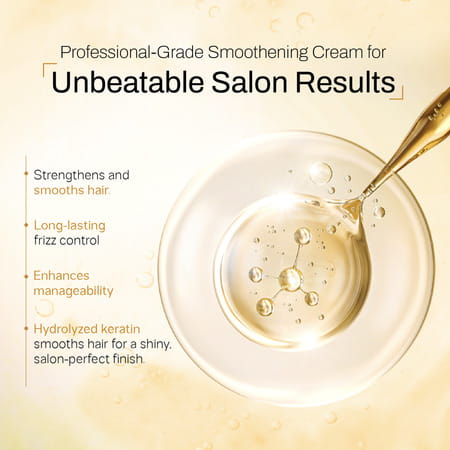 Yuthika Professional Vertix Hydrolyzed Keratin Hair Smoothing Cream For Resistant Hair 500ml