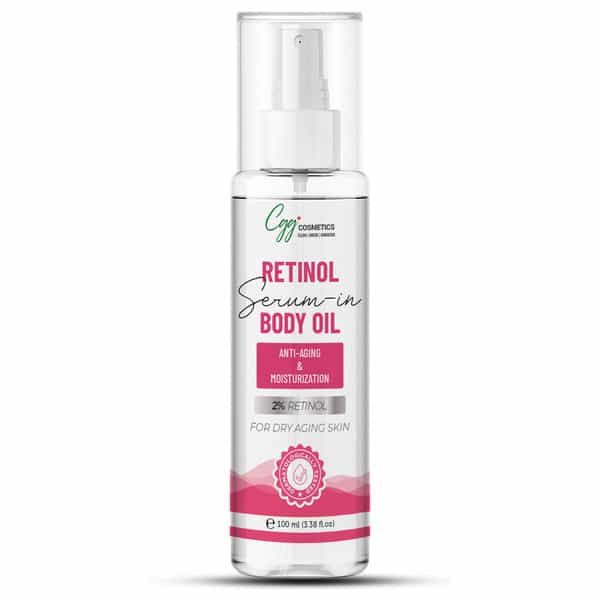 Cgg Cosmetics Retinol Serum-In-Body Oil | With 1% Retinol & Vitamin -E | Normal To Aging Skin 100 Ml