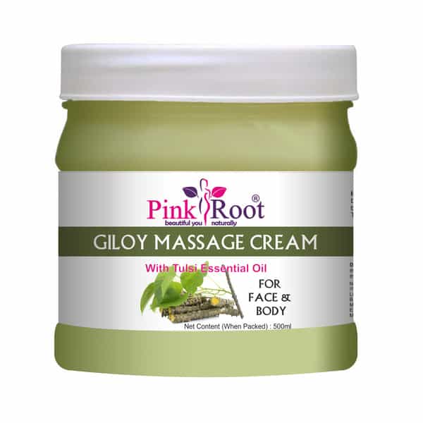 Pink Root Giloy Anti Aeging Face & Body Massage Cream 500Ml