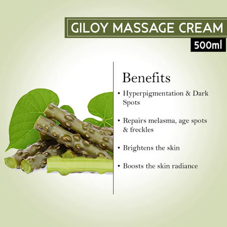 Pink Root Giloy Anti Aeging Face & Body Massage Cream 500ml
