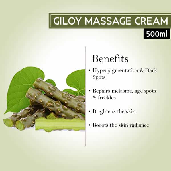 Pink Root Giloy Anti Aeging Face & Body Massage Cream 500Ml
