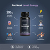 Nutrabay Pro Potent Caffeine 200mg Tablet | Natural Stimulant For Energy, Endurance & Focus, 60 Nos