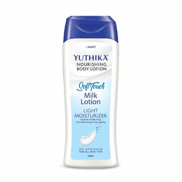 Yuthika Milk Body Lotion 300Ml | Non Greasy Nourishing Body Lotion | Fast Absorbing