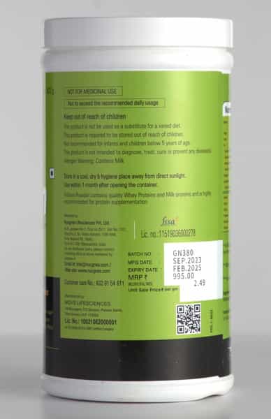 Nucgnex Fitlivon Protein Powder 400 G