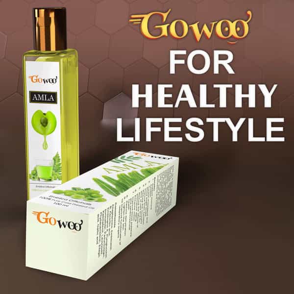 Go Woo 100% Amla Carrier Oil For Hair 100 Ml