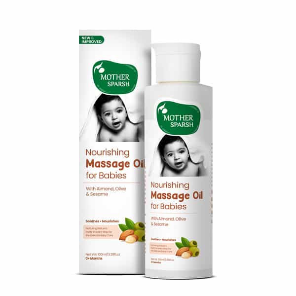 Mother Sparsh Nourishing Baby Massage Oil - 100Ml