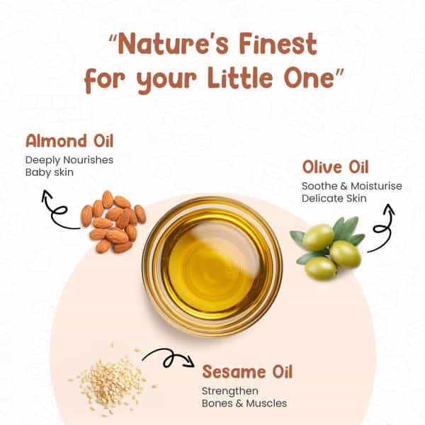 Mother Sparsh Nourishing Baby Massage Oil - 100Ml