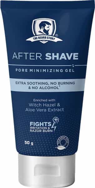 The Beard Story After Shave Pore Minimizing Gel Extra Soothing No Burning & No Alcohol 50 G