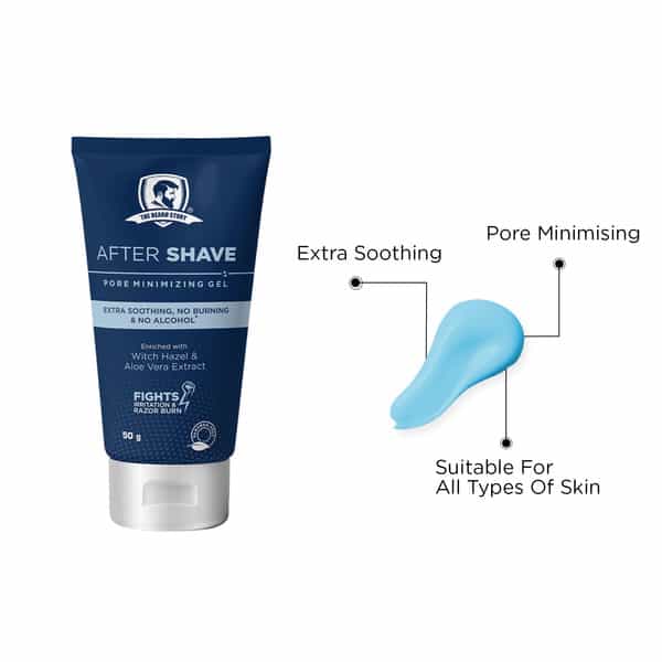 The Beard Story After Shave Pore Minimizing Gel Extra Soothing No Burning & No Alcohol 50 G
