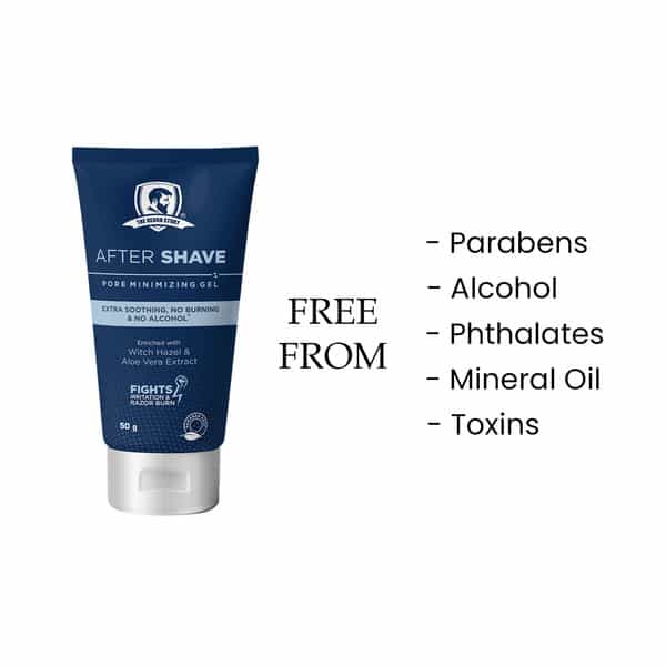 The Beard Story After Shave Pore Minimizing Gel Extra Soothing No Burning & No Alcohol 50 G