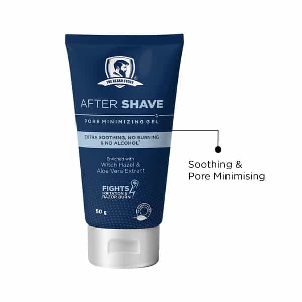 The Beard Story After Shave Pore Minimizing Gel Extra Soothing No Burning & No Alcohol 50 G