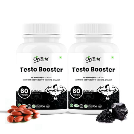 Oribite Testo Booster Tablets For Strength & Performance 60 Tablets