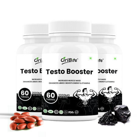 Oribite Testo Booster Tablets For Strength & Performance 60 Tablets